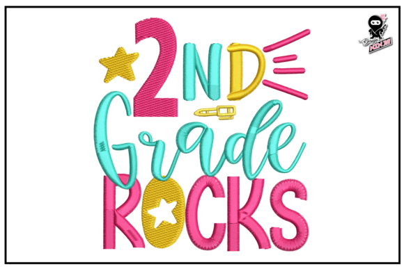 2nd Grade Rocks Embroidery Review