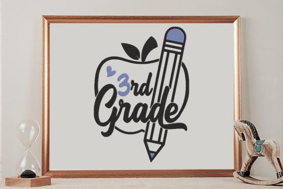3rd Grade Apple Pencil Embroidery Review