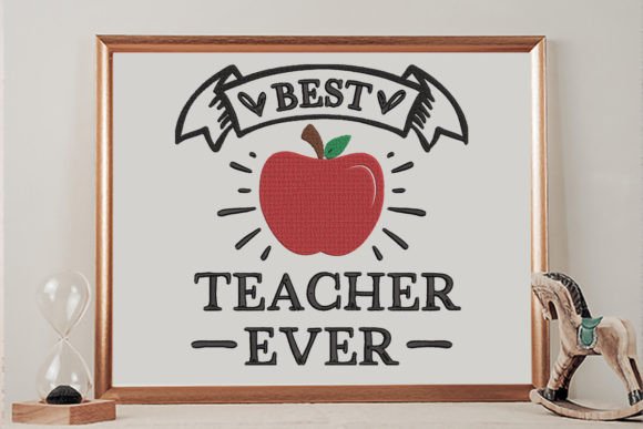 Best Teacher Ever Embroidery Review