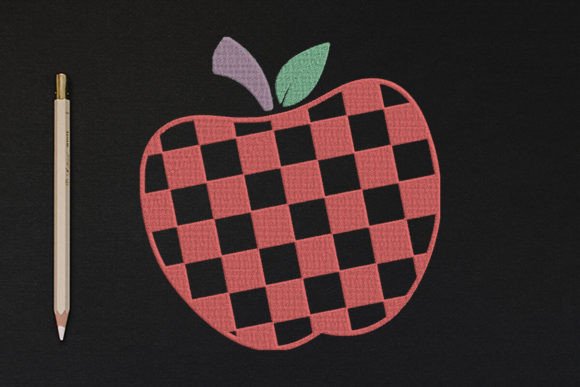 Checkered Print Apple Embroidery Review