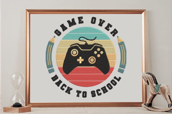 Game Over, Back To School Embroidery Review