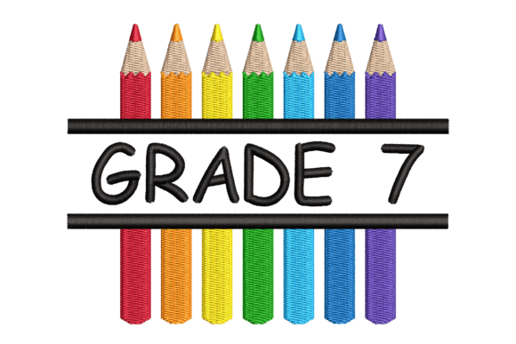 Grade 7 Split Colored Pencils Embroidery Review