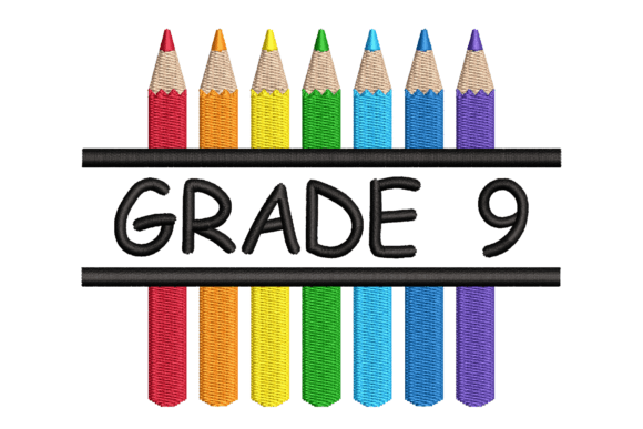 Grade 9 Split Colored Pencils Embroidery Review