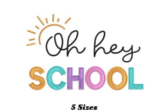 Hey School Embroidery Design Review