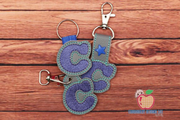 LETTER C Keyfob Keychain ITH Review