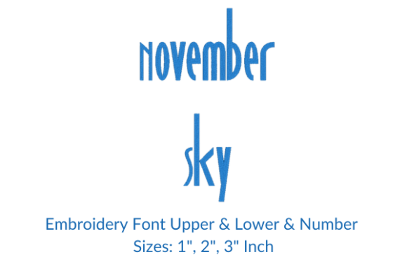 November Sky Font Review
