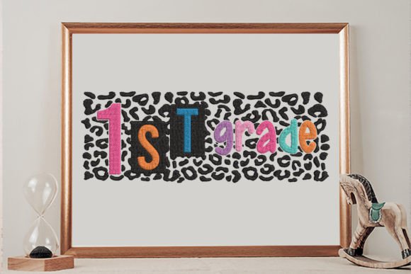 Review: 1st Grade Leopard Embroidery Design