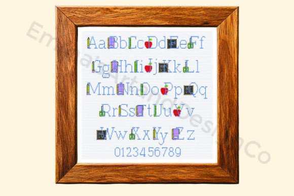 School Alphabet Cross Stitch Pattern Review