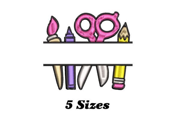 School Tool Split Name Monogram Review