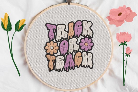 Trick or Teach Embroidery Design Review