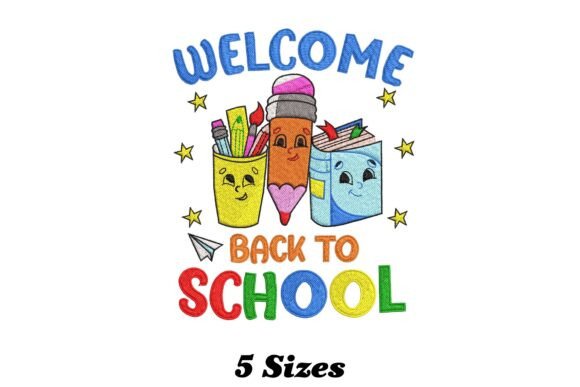 Welcome Back to School Day Embroidery Review